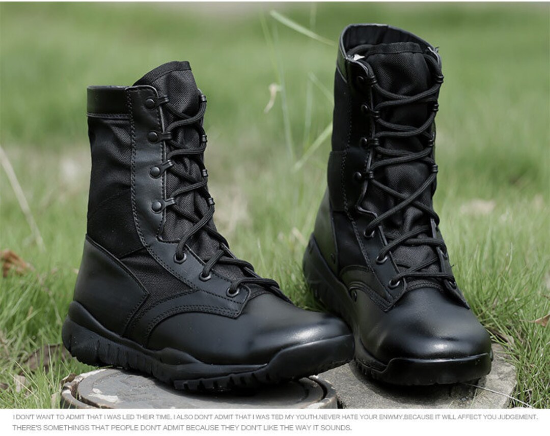 Lightweight Military Black Boots Men Breathable Autumn Shoes Tactical