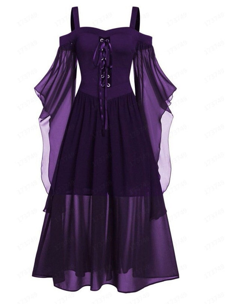 Unleash Your Inner Witch With the Vintage Gothic Off-shoulder - Etsy