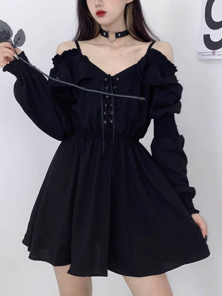 women's casual fall dresses 23+ That Make You Feel Put Together—Cozy Girl Size:14 yrs Windsor Black Sparkly Formal size_xxl/16