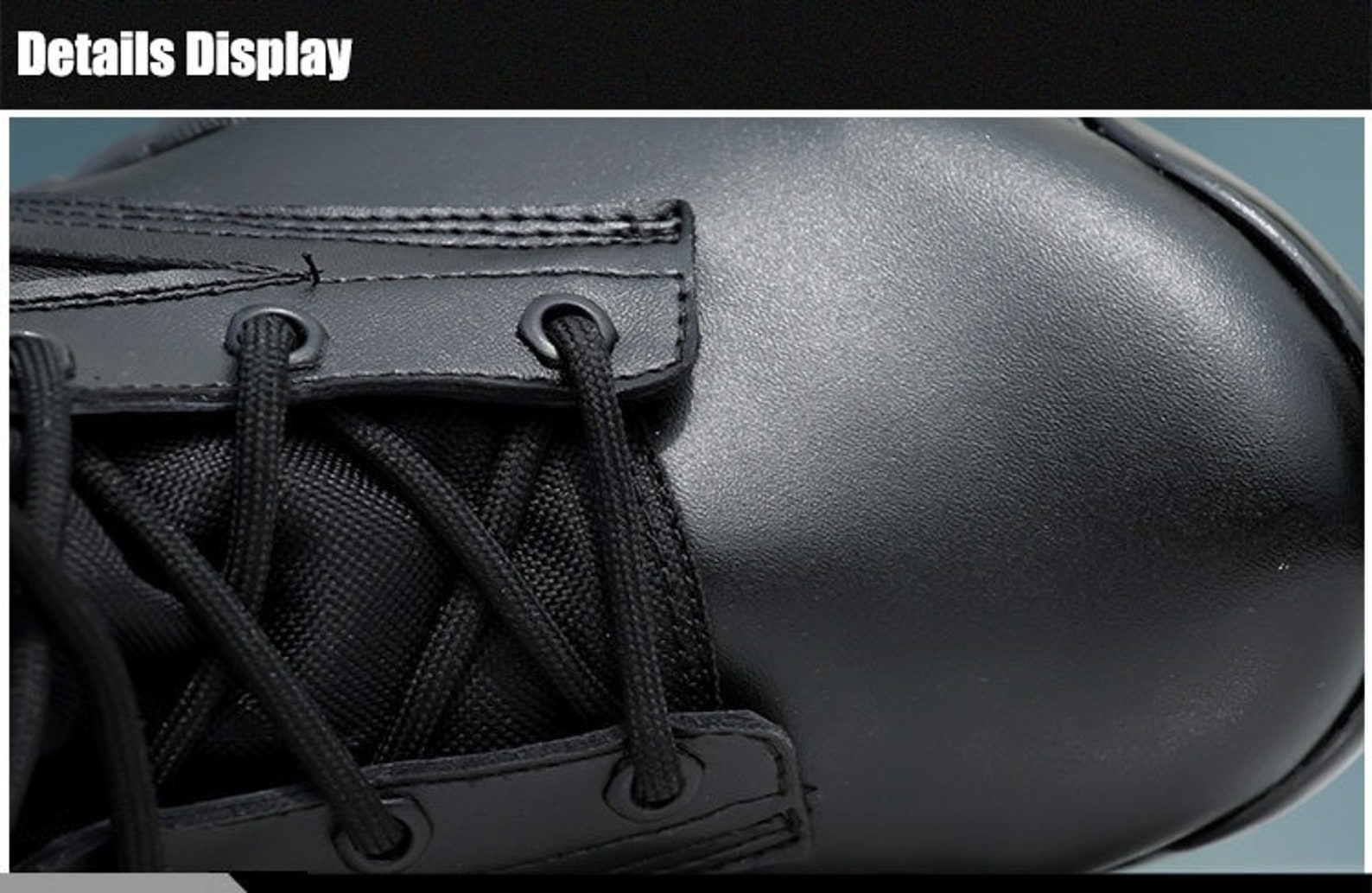 mens black military boots