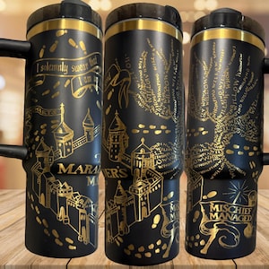 Marauder's Map Tumbler: Stainless Steel Harry Potter Design, 20-40oz - Owala Tumbler Available immagine 11