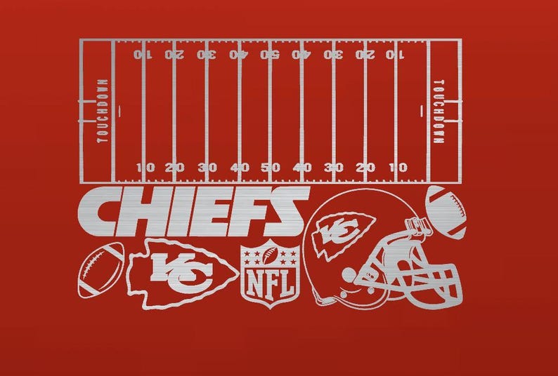 Kansas City Chiefs Tumbler: Laser Engraved Stainless Steel, 20-40oz - Owala Tumbler Available image 1