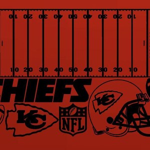 Kansas City Chiefs Tumbler: Laser Engraved Stainless Steel, 20-40oz - Owala Tumbler Available image 2
