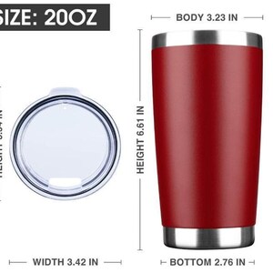 Kansas City Chiefs Tumbler: Laser Engraved Stainless Steel, 20-40oz - Owala Tumbler Available image 5