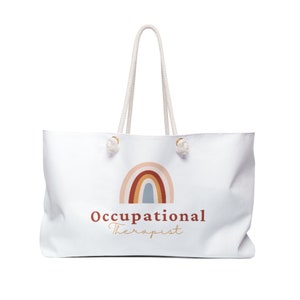 Occupational Therapist Tote Bag. Trendy Therapist Accessories, Occupational Therapy Student Gift, OT bag Occupational Therapy, OT
