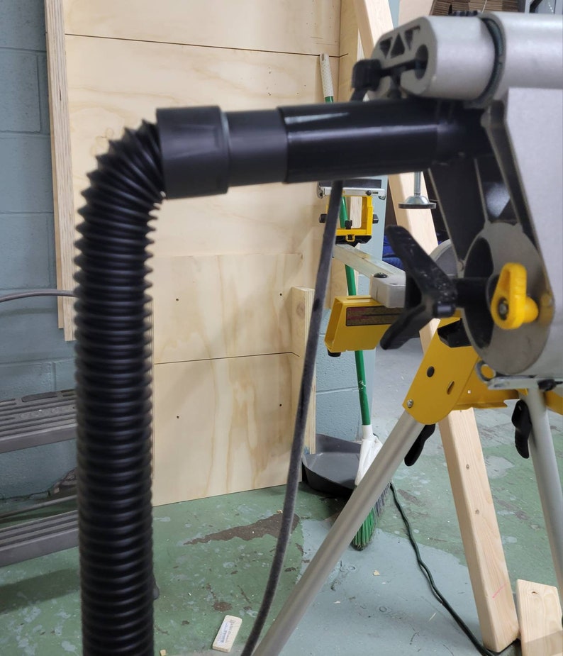 Dewalt Miter Saw Vacuum Adapter Etsy