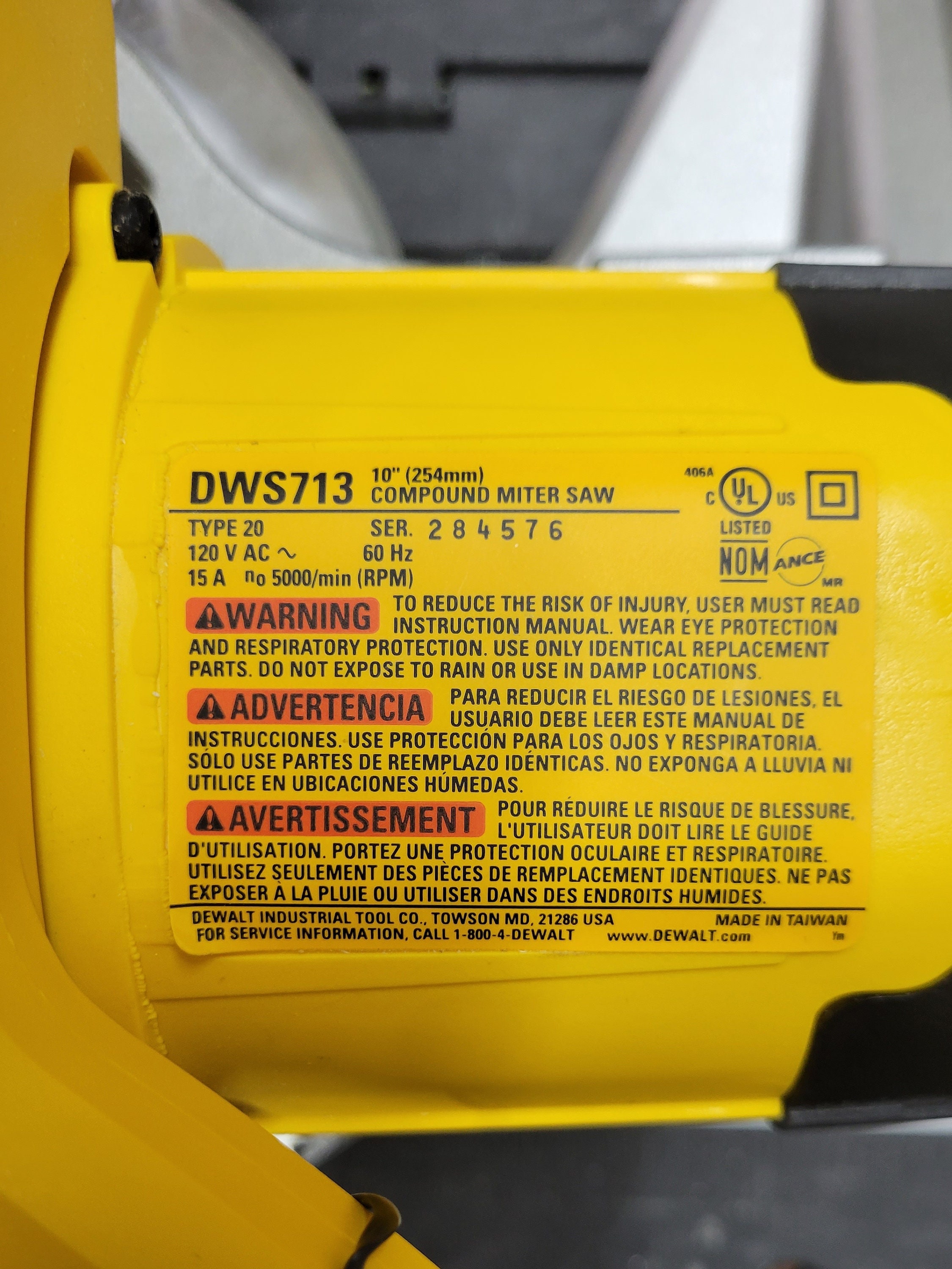 Dewalt Miter Saw DWS713 Dust Collector Adapter Etsy UK