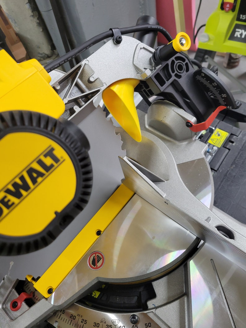 Dewalt Miter Saw DWS715 Dust Collector Adapter Etsy