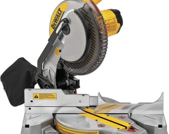 Sierra ingletadora DeWalt (DW713, DW703) para aspiradora rígida y ShopVac de 6,5 hp.