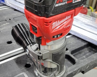 Adaptador de vácuo para roteador de mão Milwaukee