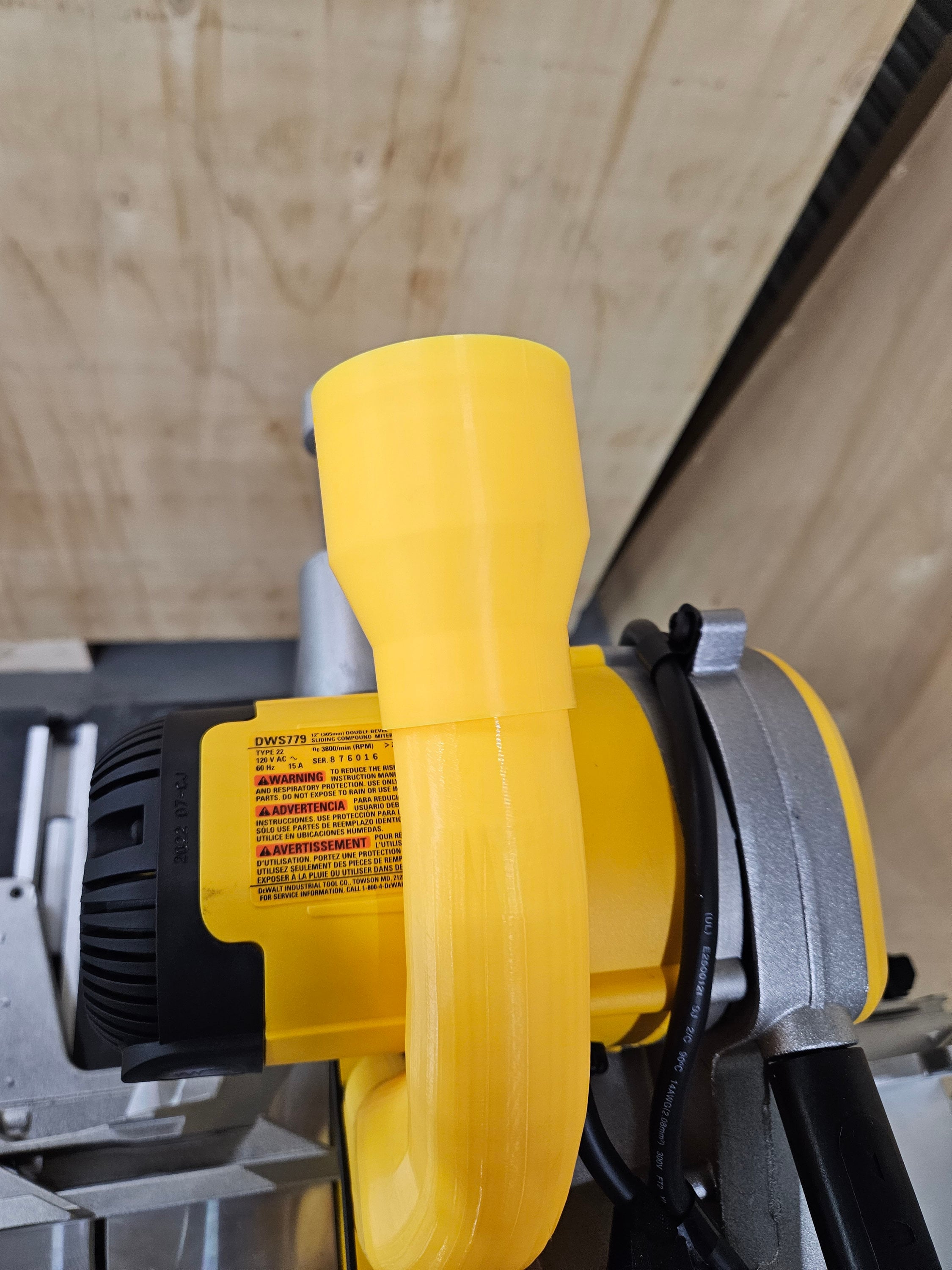 Dewalt Miter Saw Dust Collector Adapter Etsy Canada
