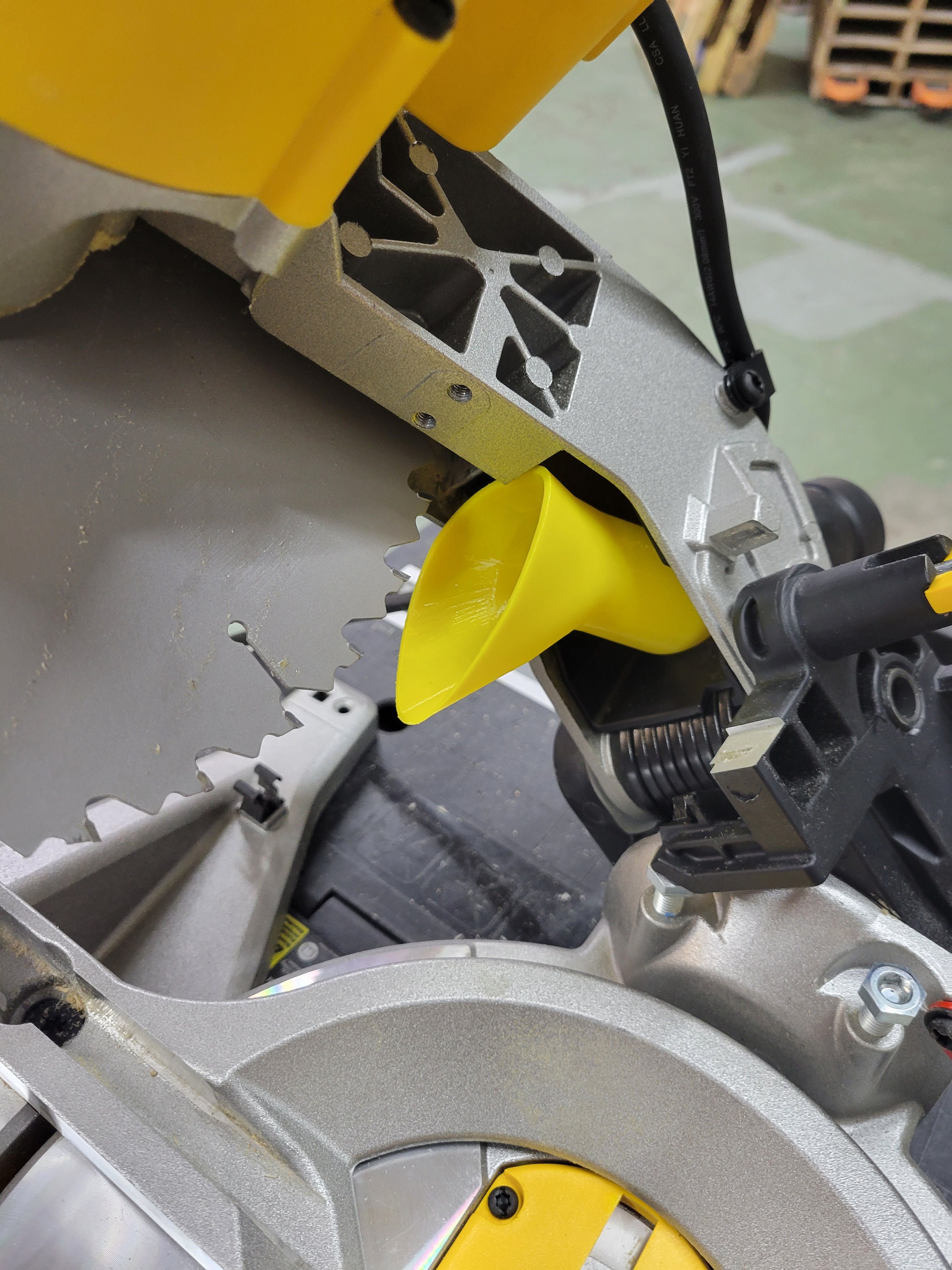 Dewalt Miter Saw DWS713 Dust Collector Adapter Etsy