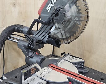 Skil 10" miter saw dust collector/Vacuum adapter for Rigid Vacuum/ShopVac.