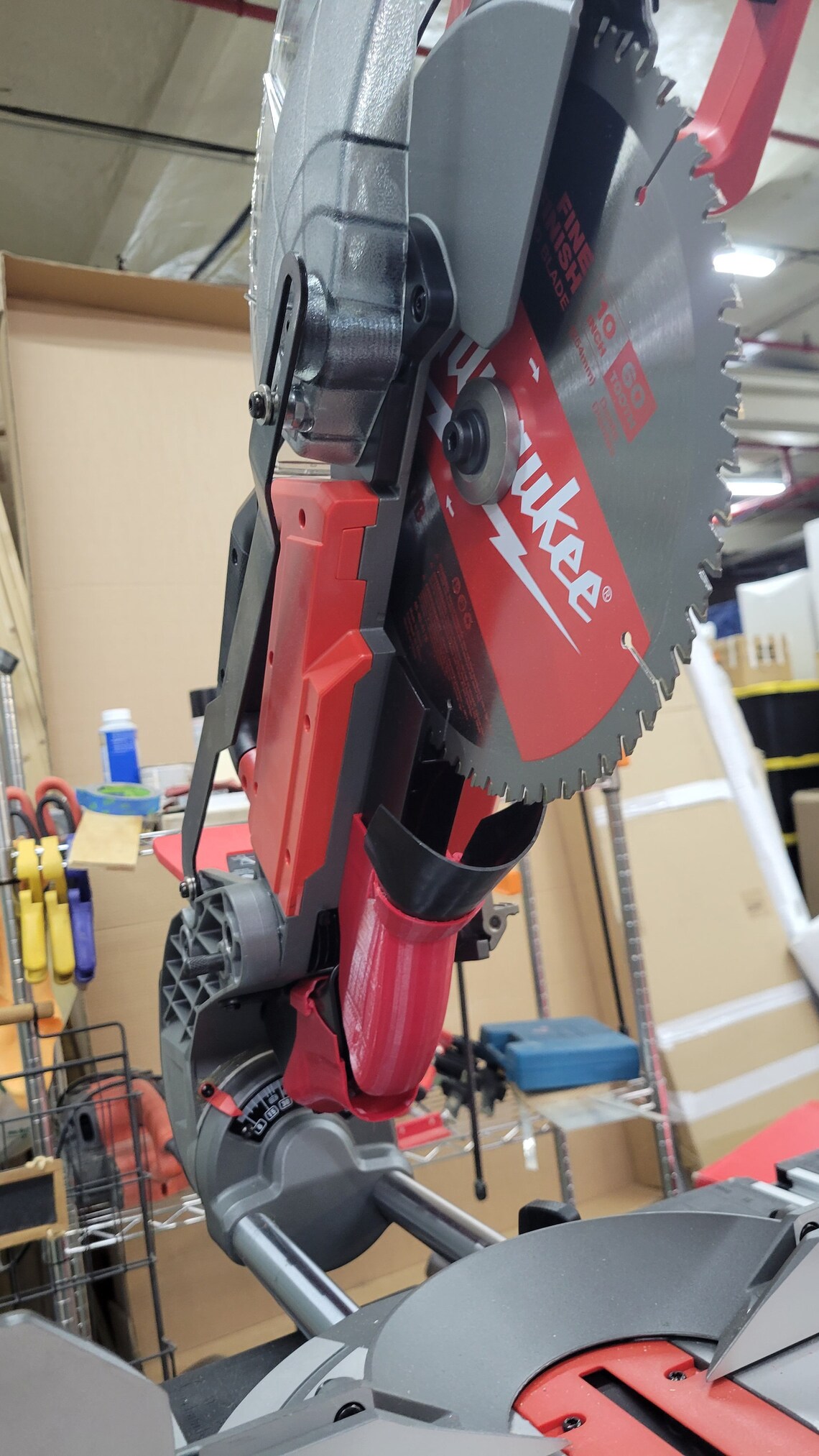 Milwaukee Miter Saw Dust Collector Adapter. Etsy