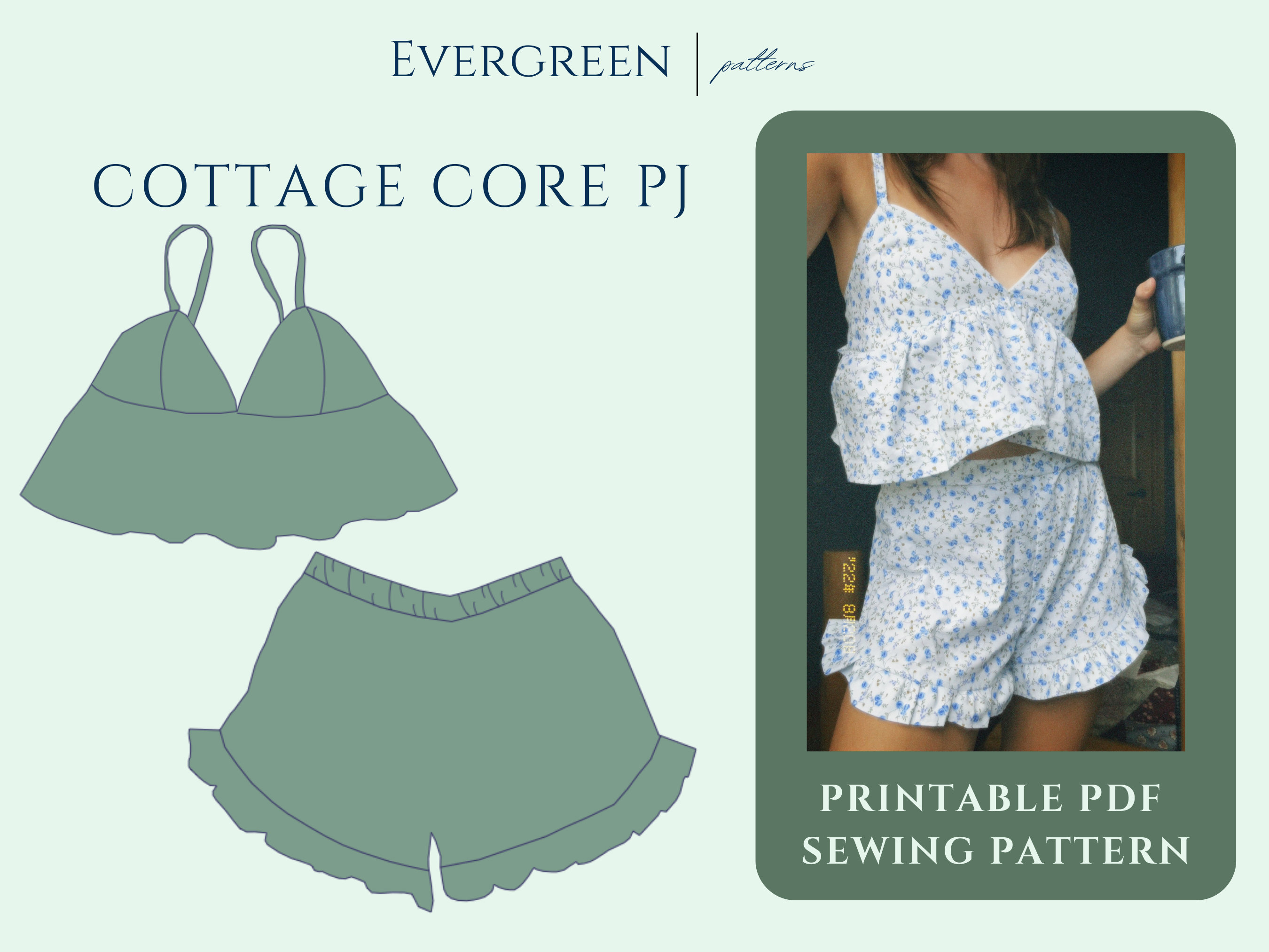 PDF Sewing Pattern for Women's Lace Bloomers Victorian Pettipants