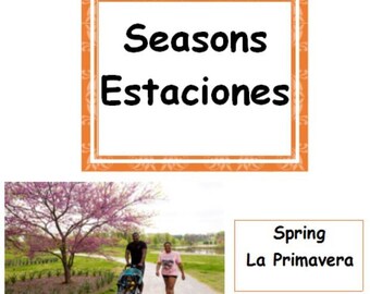 Preschool Seasons, Diverse, Real-World Photos, Meets Multiple NAEYC Criteria, Preschool Décor, English and Spanish