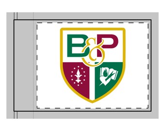 Double-Sided Flag, Prendie Bonner High School-Archdiocese of Philadelphia- Flag- Reversible Banner- School Spirit Décor-2