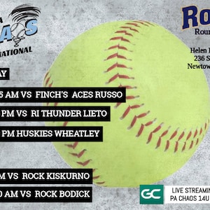 Softball Tournament Schedule Template
