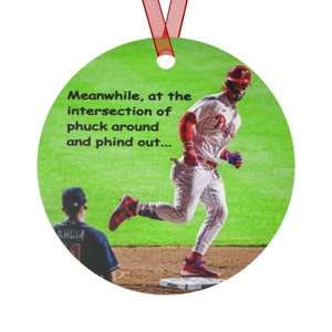 Bryce Harper/ Philadelphia Phillies- Metal Ornaments-Two Sides