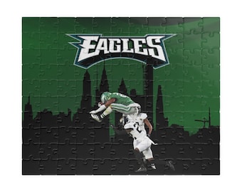 Puzzle, Saquon Barkley, Philadelphia Eagles Football, Penn State, Philly, Sports Fan Gift, Team Puzzle, Game Night, Family Night