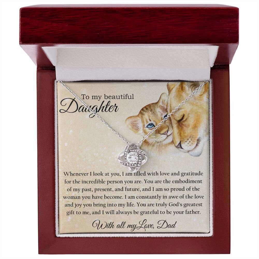 Collana "A Mia Figlia", Collana "Padre E Figlia", Regalo Di Compleanno Da Padre A Figlia, Regali Da Papà A Figlia, San Valentino - Italia - Foto 4