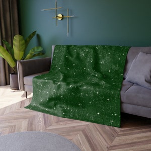Luxury Dark Green Velvet Blanket,Throw Blanket,Soft Velvet Blanket, Personalized Gift, Gift for Her, Holiday Gift, Luxury Velvet Sofa Throw