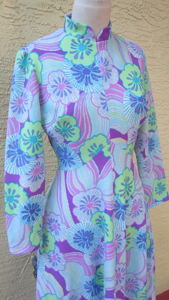 Vintage 1960's / 1970's Bright Psychedelic, Handm… - image 1