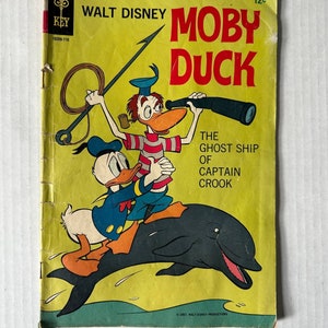Gold Key Walt Disney Moby Duck #1 1967 The Ghost Ship of Captain Crook