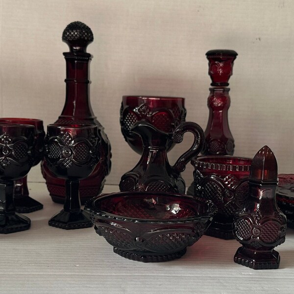 Avon Cape Cod Glassware - Etsy