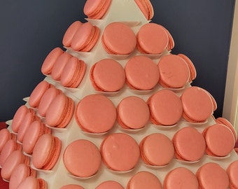 Macaron Pyramid Tower Event Display - 2 Sizes available fits 24 or 84 Macarons