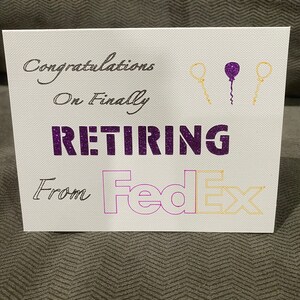 Carta di pensionamento FedEx