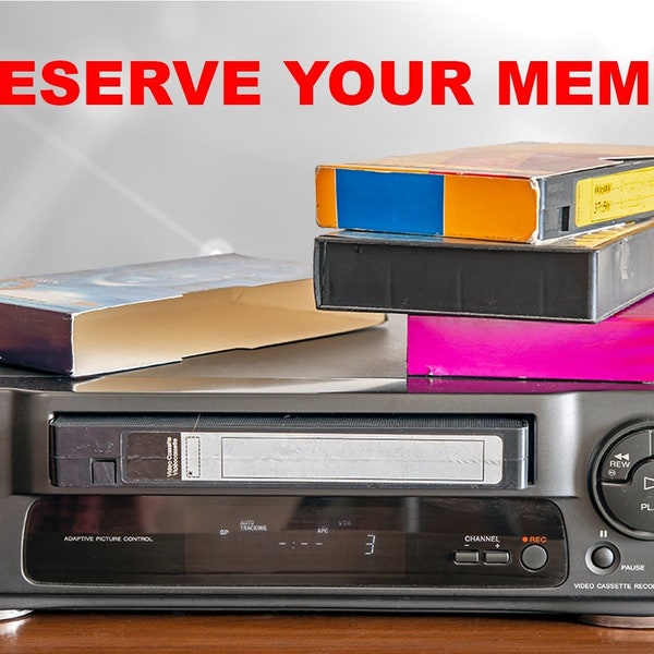 I Will Convert Your VHS or VHS - C to any Digital File