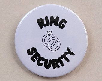 Ring Security Pinback Button