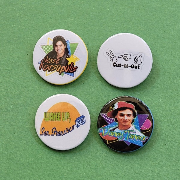 1.25" Full House Pinback Button Set