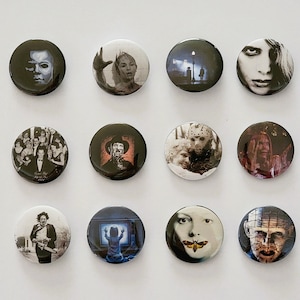 1.25&quot; Horror/Halloween Themed/Inspired Buttons