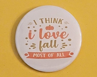 2.25" Fall/Autumn Pinback Button