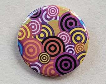 1.25" Retro Circles Pinback Button
