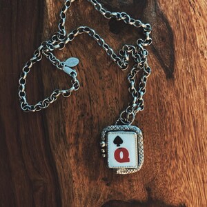 QUEEN OF SPADES Pendant Etsy queen-of-spades-pendant-etsy