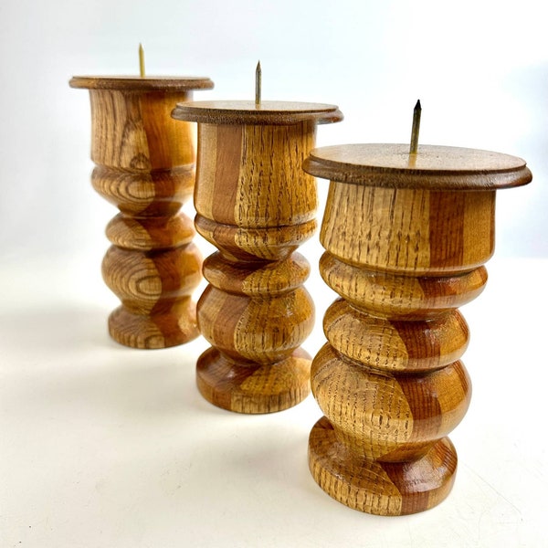 Turned Candle Holder Etsy
