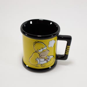 Les Simpsons Homer Coffee Tea Mug vintage Rare The Reel Deel