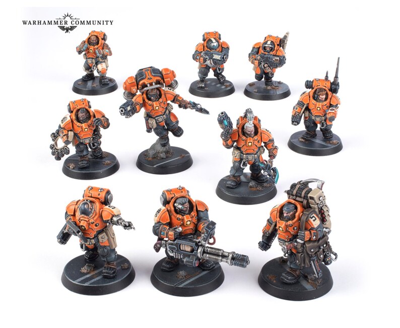 Warhammer 40000 Kill Team: Gallowdark Fully Painted - Etsy