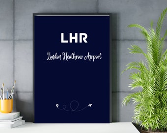 LHR Digital Download 8x10 Inches
