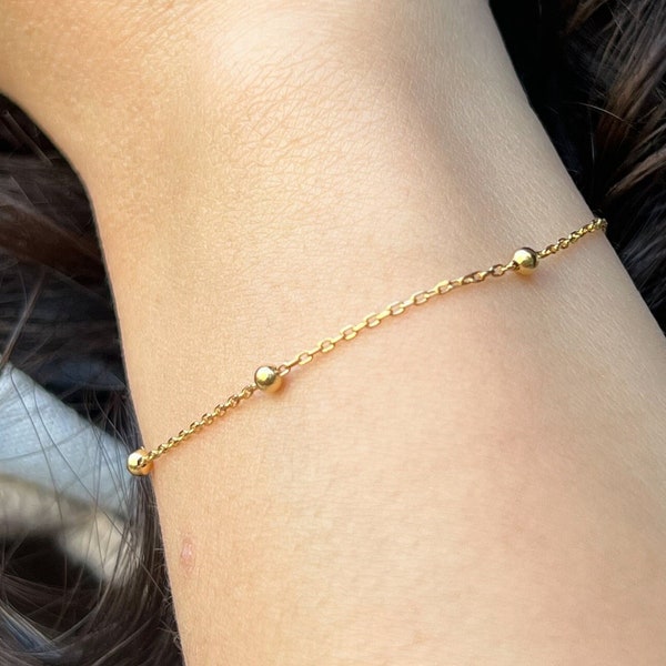 Bead Ankle Bracelet Etsy