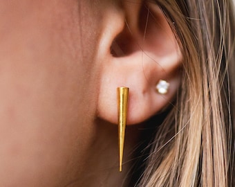Spike Earrings • Throne Earrings • Handmade Earrings • Spike Stud Earrings • Throne Stud Earrings • 925 Silver • Gift for Her