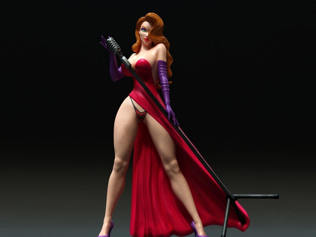 Jessica Rabbit Figure - Etsy Sweden Jessica Rabbit Figure - Etsy Sweden