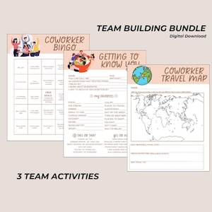 Team Building Get to Know Me Questionnaire Printable | Team Building Games | Favourite Things List | Coworker Bingo | Employee Favorites