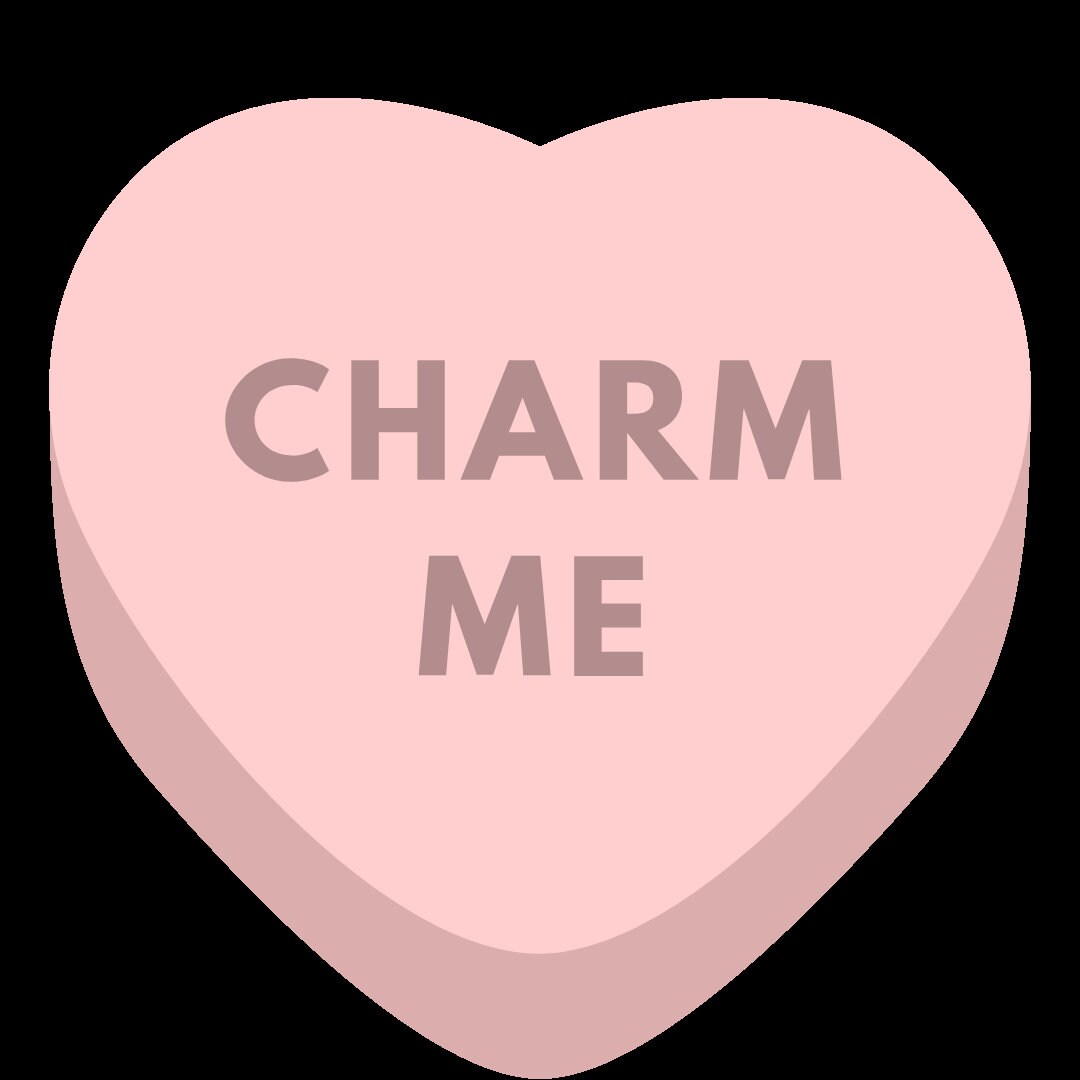 Charm Me Candy Heart Etsy