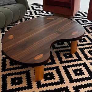 Walnut coffee table