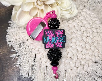 Bobine per badge RN / Bobine per badge infermieri / Bobina per badge retrattile per assistenza sanitaria / Bobina per badge / RN