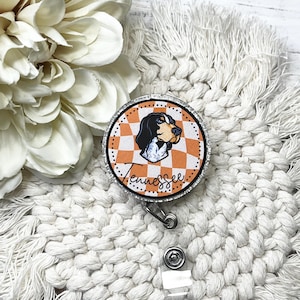 Tennessee Titans work badge ID holder retractable reel nurse cna
